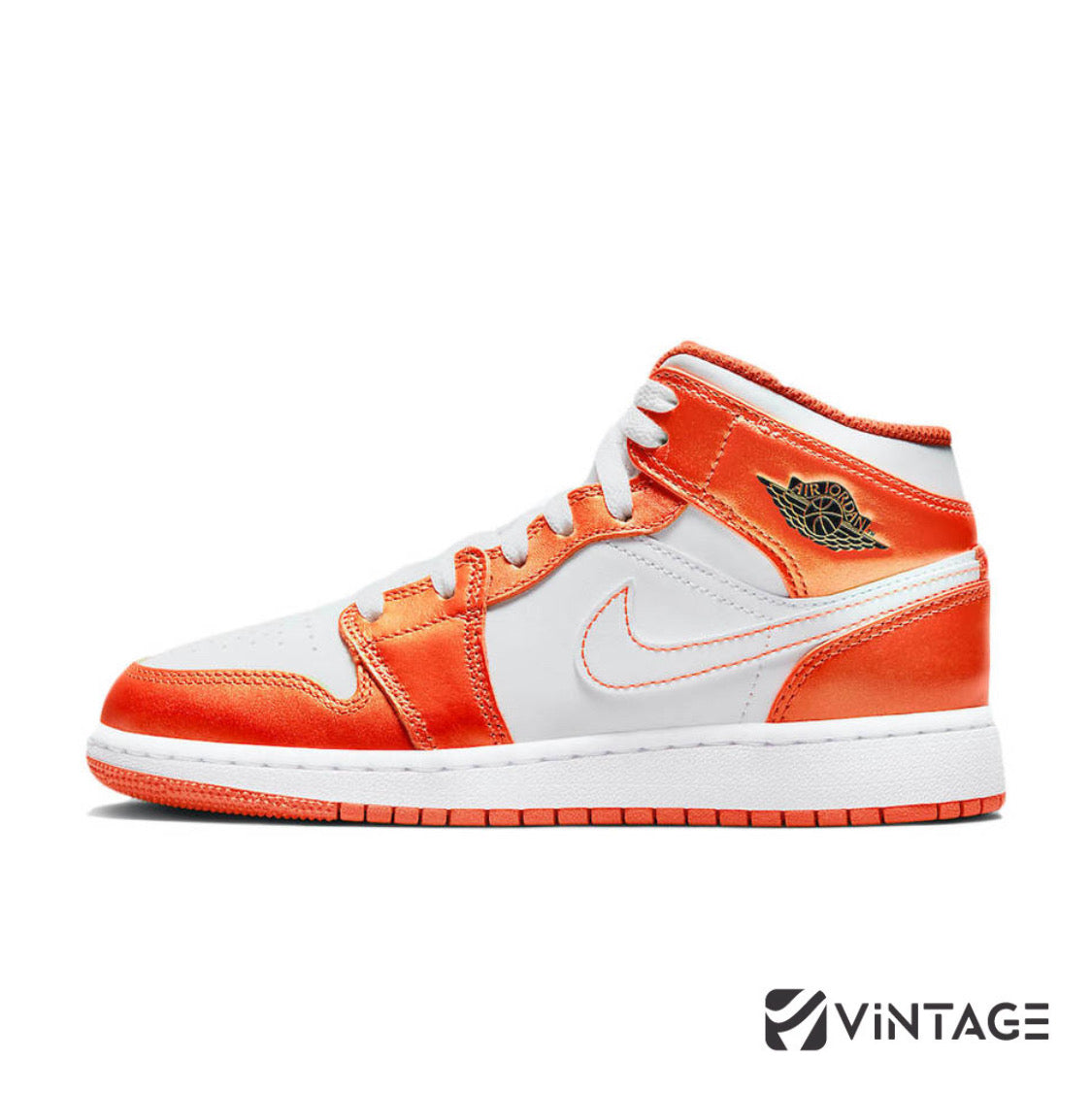 Jordan 1 Mid Metallic Orange Thenorthstreet.in