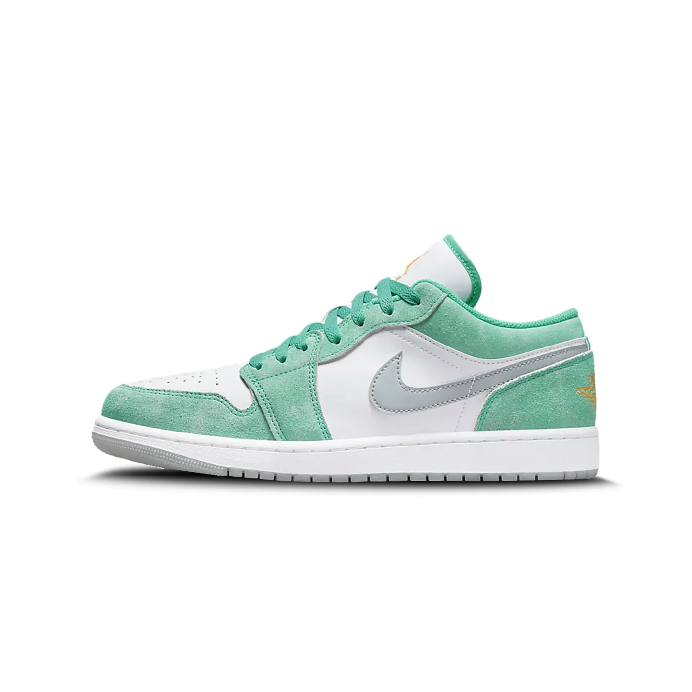 Air jordan hot sale 1 green